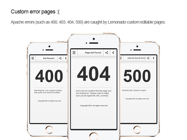 Error Pages